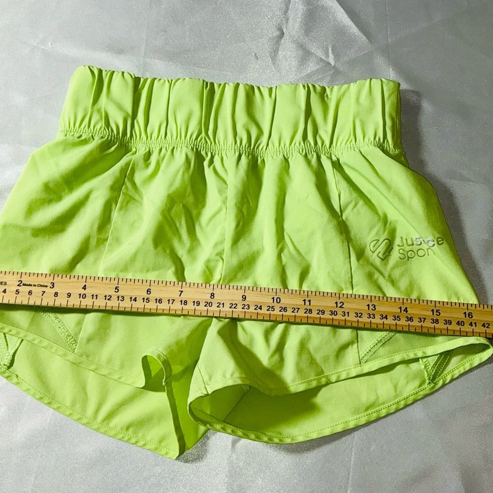 Justice Sport Girls Shorts Size M (10) Neon